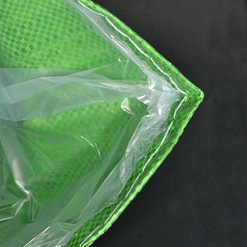 厂家定做绿色编织袋加内衬覆膜防水防潮塑料编织蛇皮袋可大量批.